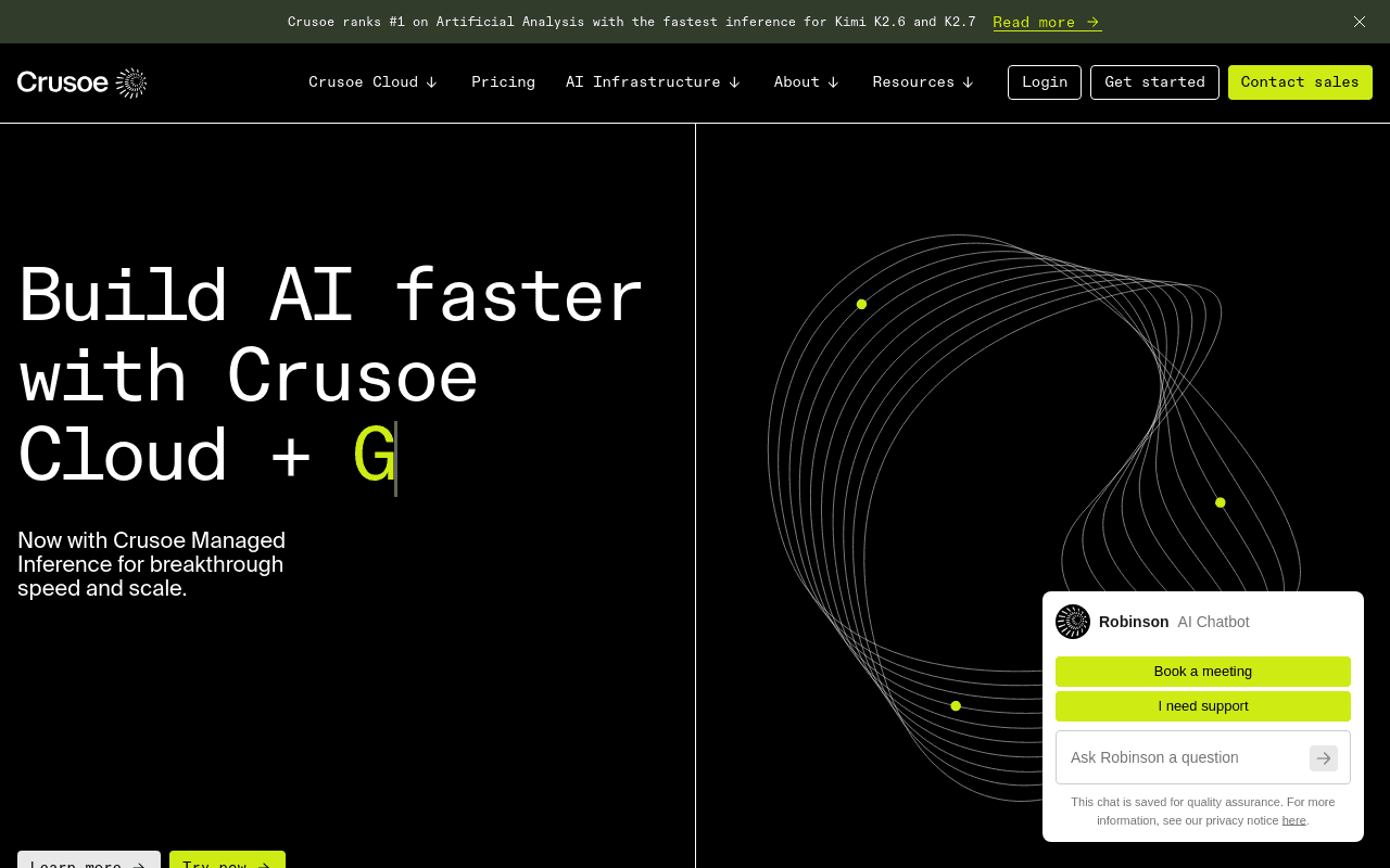 Crusoe website