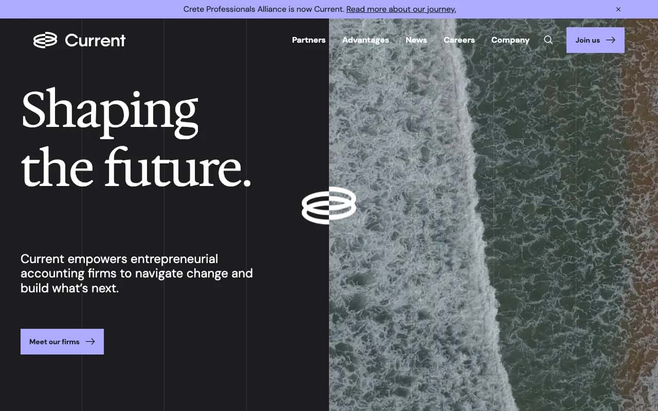 Current website