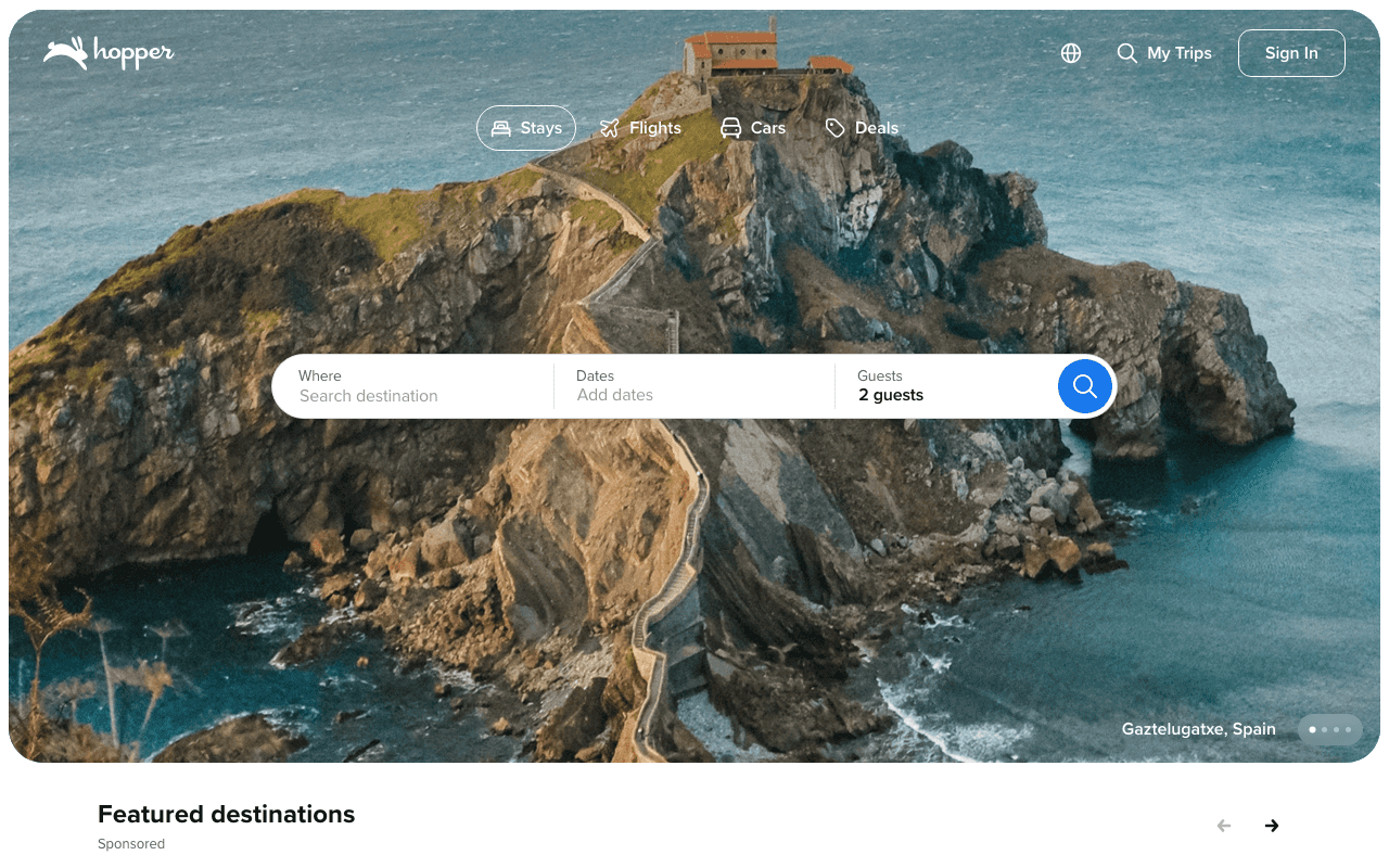 Hopper website