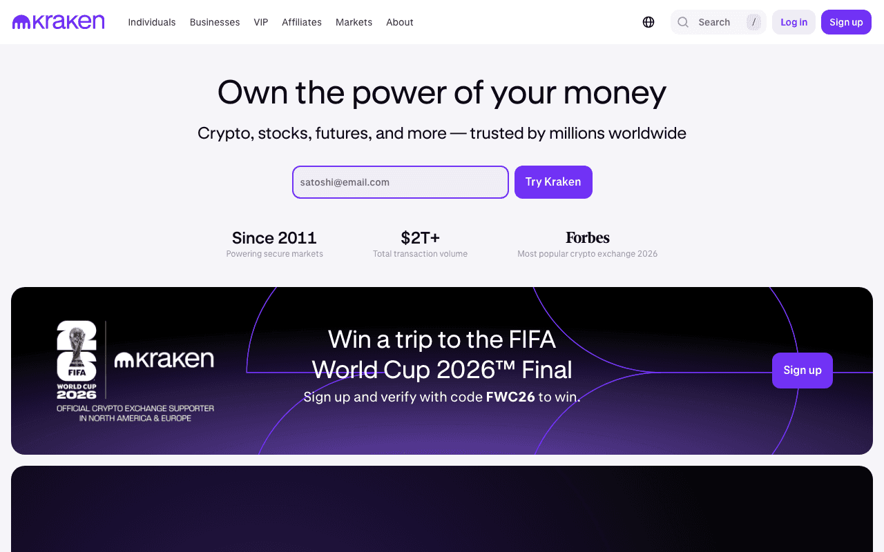 Kraken website