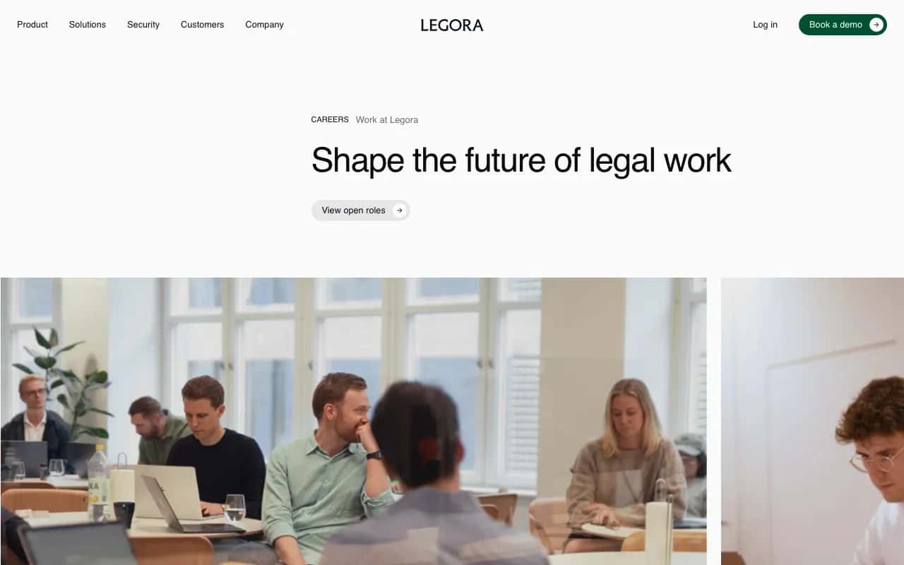 Legora website