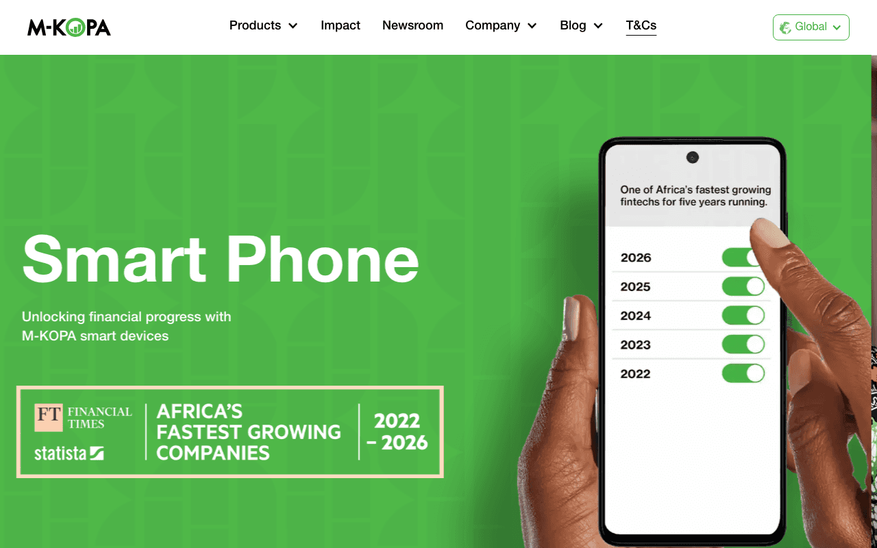 M-KOPA website