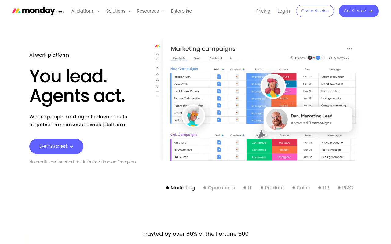 monday.com website