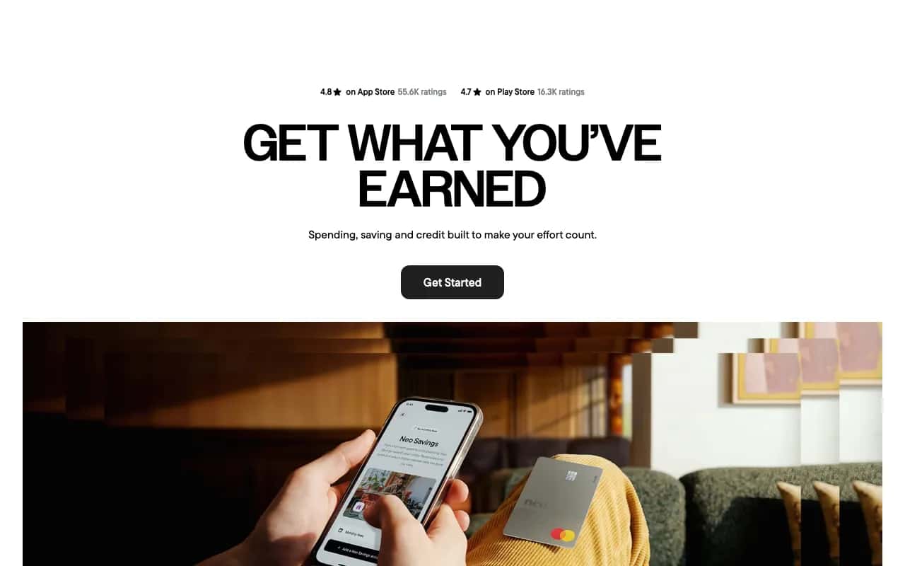 Neo Financial website