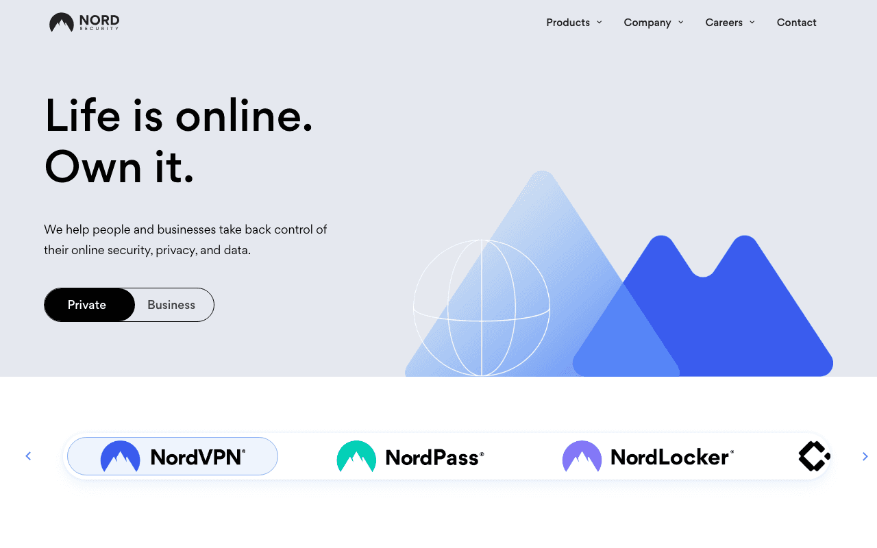Nord Security website