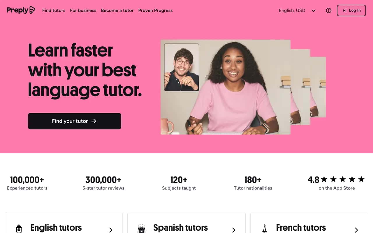 Preply website
