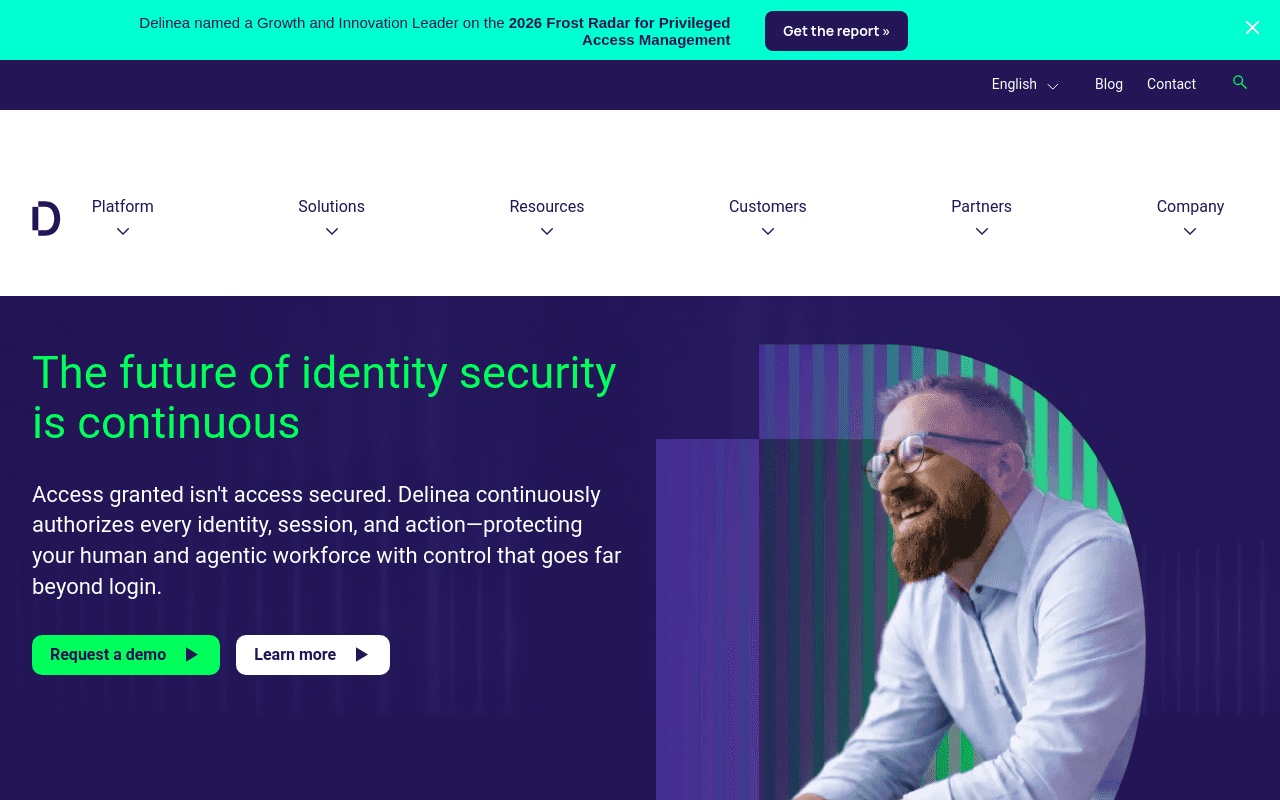 Delinea website