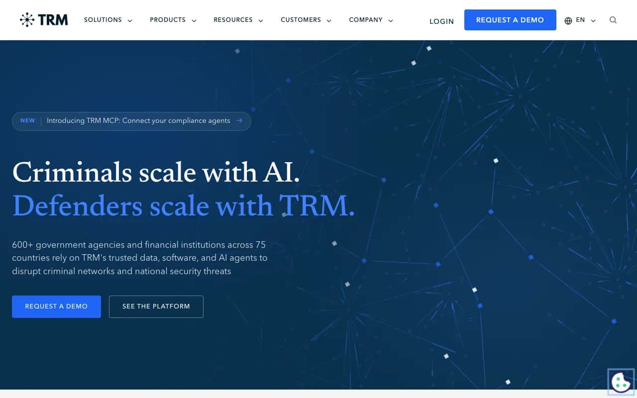 TRM Labs website